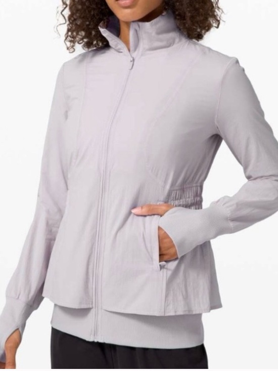 lululemon athletica Jackets & Blazers - lululemon athletica Light Lavender Full-Zip Utility Jacket